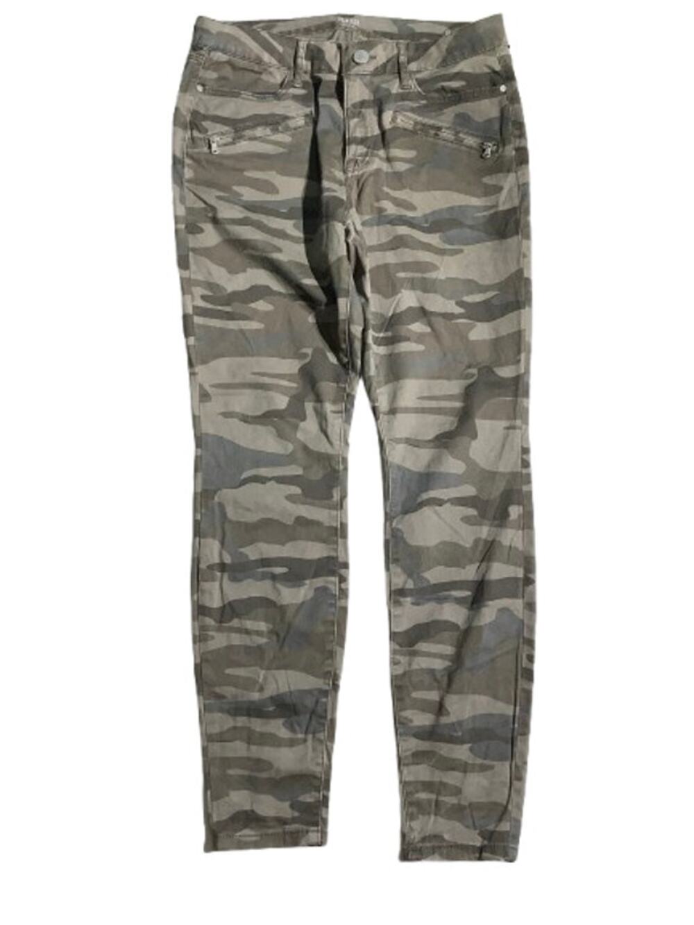 Ana Camo Jeggings Women’s Size 8 – Stretch, Slim, Zipper Detail